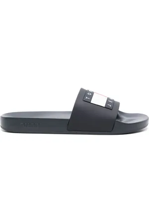 Tommy Hilfiger Sandaler med åben tå og hævet logo