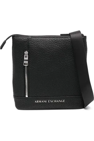 Armani Exchange Messenger-taske med logoplade