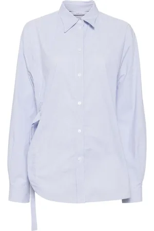 pushBUTTON Oversize skjorte med striber