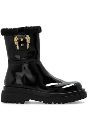 VERSACE Drew støvler med barokspænde