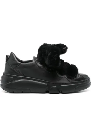 AGL ATTILIO GIUSTI LEOMBRUNI Sneakers med snøre og pels