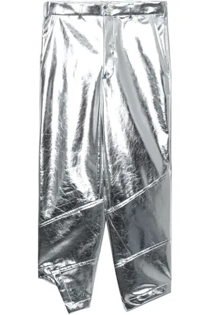 Comme des Garçons Asymmetriske cropped bukser