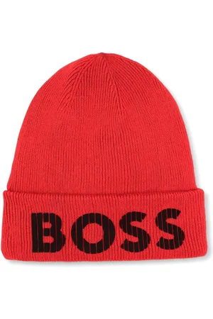 HUGO BOSS Bomuldshue med logotryk
