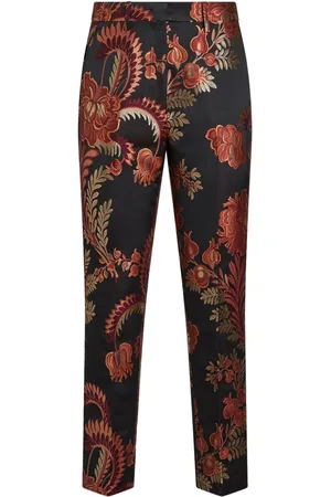 Etro Jacquard-bukser med smalle ben