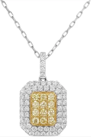 HYT Jewelry Gaëlle diamanthalskæde i 18 karat hvidguld og platin