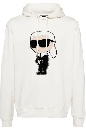 Karl Lagerfeld Hættetrøje med applikation