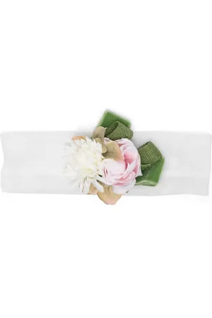 COLORICHIARI Hårbånd med blomsterapplikation