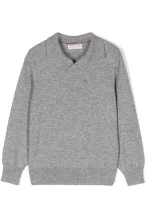 Brunello Cucinelli Finstrikket polo
