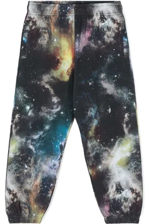 Molo Adan joggingbukser med galaxy-tryk