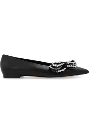 Casadei Udsmykkede ballerinaer i læder