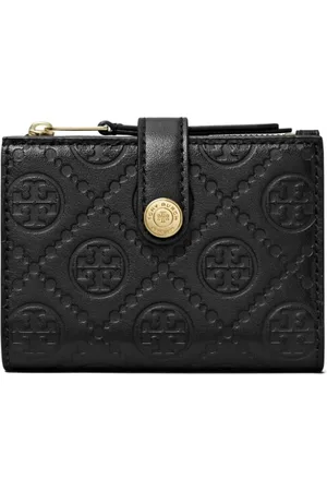 Tory Burch Foldepung i læder med T-monogram