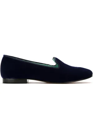 Blue Bird I Do loafers i velour