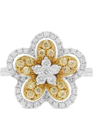 HYT Jewelry Diamantring i 18 karat guld og platin