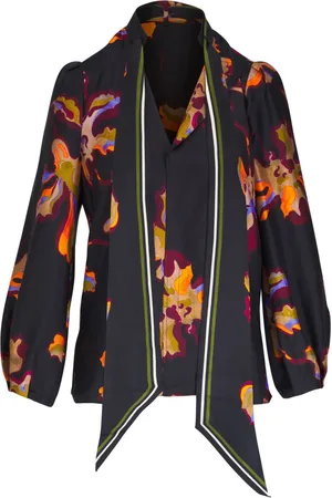 Dorothee Schumacher Silkebluse med blomstertryk