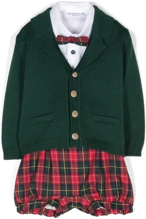 COLORICHIARI Skotskternet shortssæt