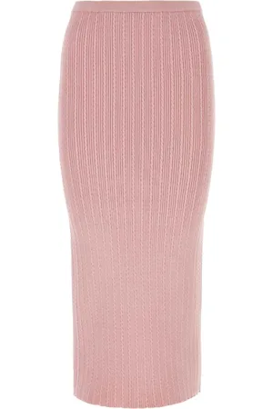 Alessandra Rich Kabelstrikket pencil-nederdel