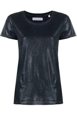 Madison.Maison Kortærmet T-shirt i lamé