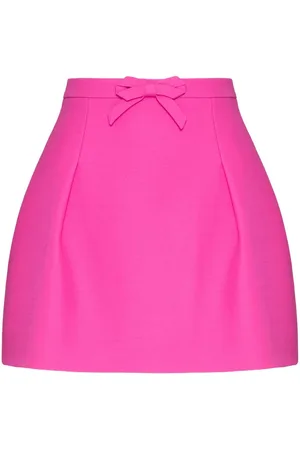 VALENTINO GARAVANI Kort Crepe Couture nederdel