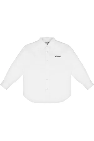 Moschino T-shirt med stregkode-tryk