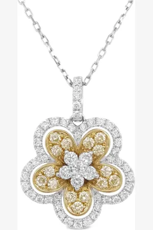 HYT Jewelry Halskæde i 18 karat guld og platin med diamanter