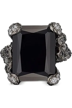 Anabela Chan Cocktail-ring med diamant i 18 karat hvidguld