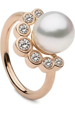Autore Brea ring med perleudsmykning
