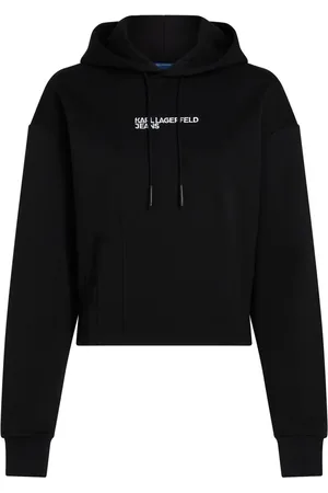 Karl Lagerfeld Pintuck-hættetrøje