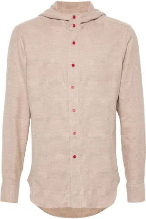 Kiton Hættetrøje med houndstooth-mønster