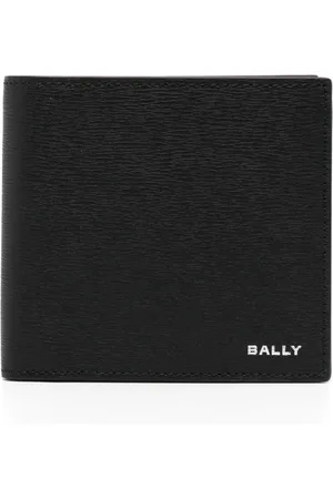 Bally Foldepung i læder med logostempel