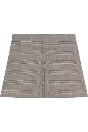 Courrèges Kort nederdel i tweed med A-snit