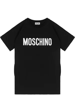 Moschino Kortærmet kjole med logotryk