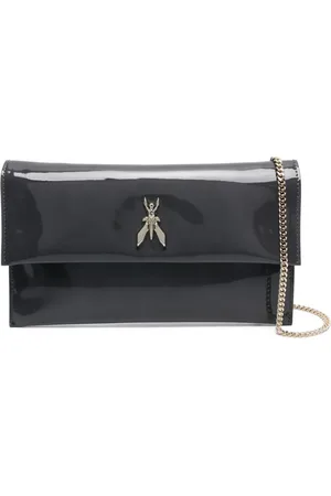 Patrizia Pepe Clutch med kæde og Fly-logo