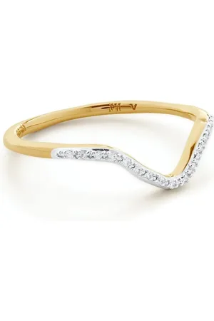 Monica Vinader Riva stablering med diamant