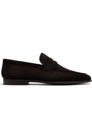 Magnanni Diezma pennyloafers i ruskind