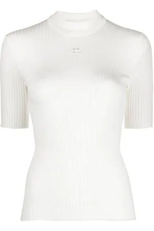 Courrèges Sweater med logo-broderi