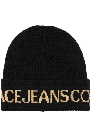 VERSACE Hue med intarsia-logo