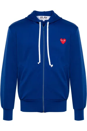 Comme des Garçons Hættetrøje med hjerteapplikation