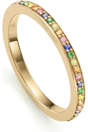 Monica Vinader Smal eternity-ring med safir
