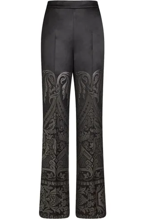 Etro Palazzo-bukser i jacquard