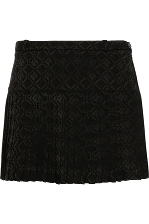 Marine Serre Kort nederdel i Moon Diamond-jacquard