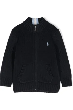 Ralph Lauren Cardigan med Polo Pony-broderi