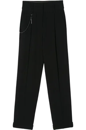 Emporio Armani Bukser med lige ben og plisseret detalje