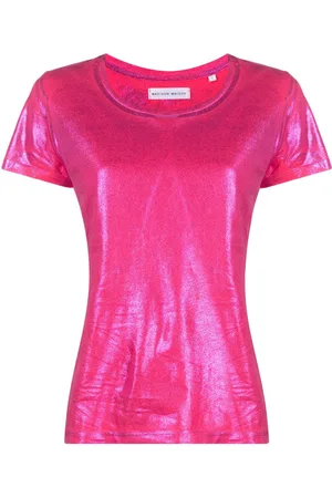 Madison.Maison Kortærmet T-shirt i lamé