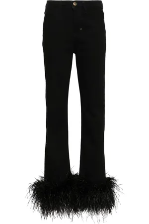 LOULOU Jeans med fjerkant