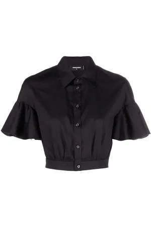 Dsquared2 Cropped skjorte med ærmer med svaj