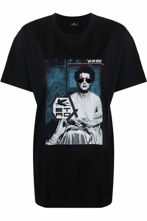 Etro T-shirt med grafisk tryk