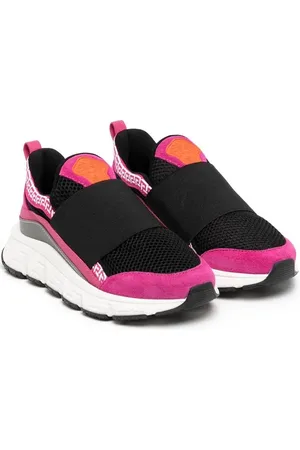 VERSACE Slip-on sneakers med colourblocking