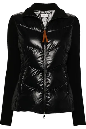 Moncler Polstret cardigan med lynlås