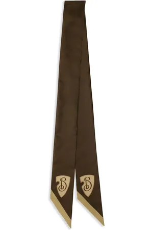 Burberry Vendbart B Shield tørklæde