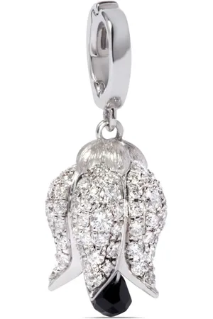 ANNOUSHKA Tulips diamantvedhæng i 18 karat hvidguld